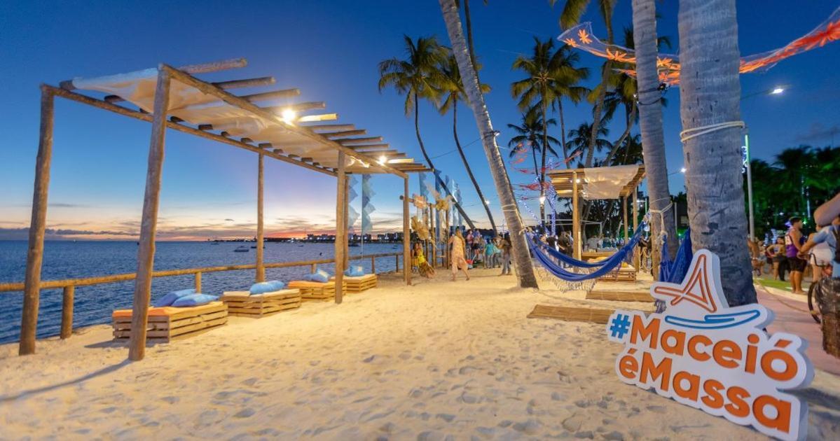 Pousada Maceio E Massa Pajucara Frente Ao Mar Maceió Exterior foto